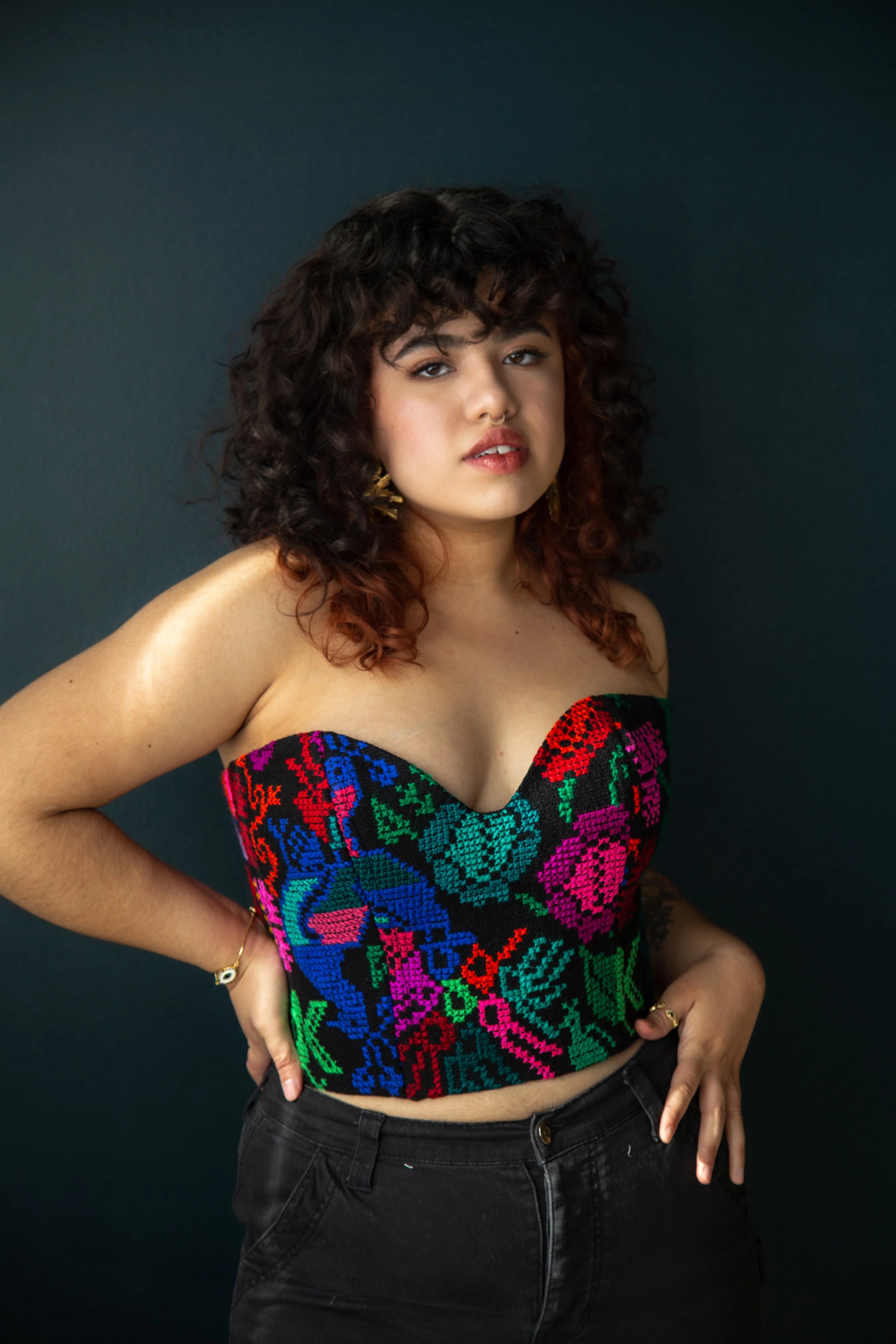 Puebla Embroidered Corset - Image 3