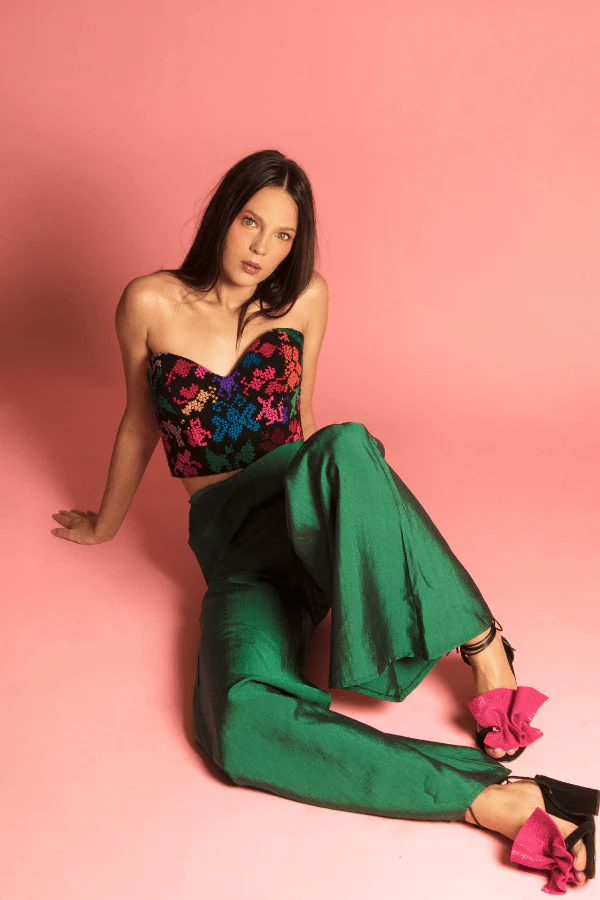 Puebla Embroidered Corset - Image 4
