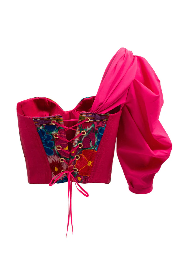 Rosa Embroidered Bustier - Image 4