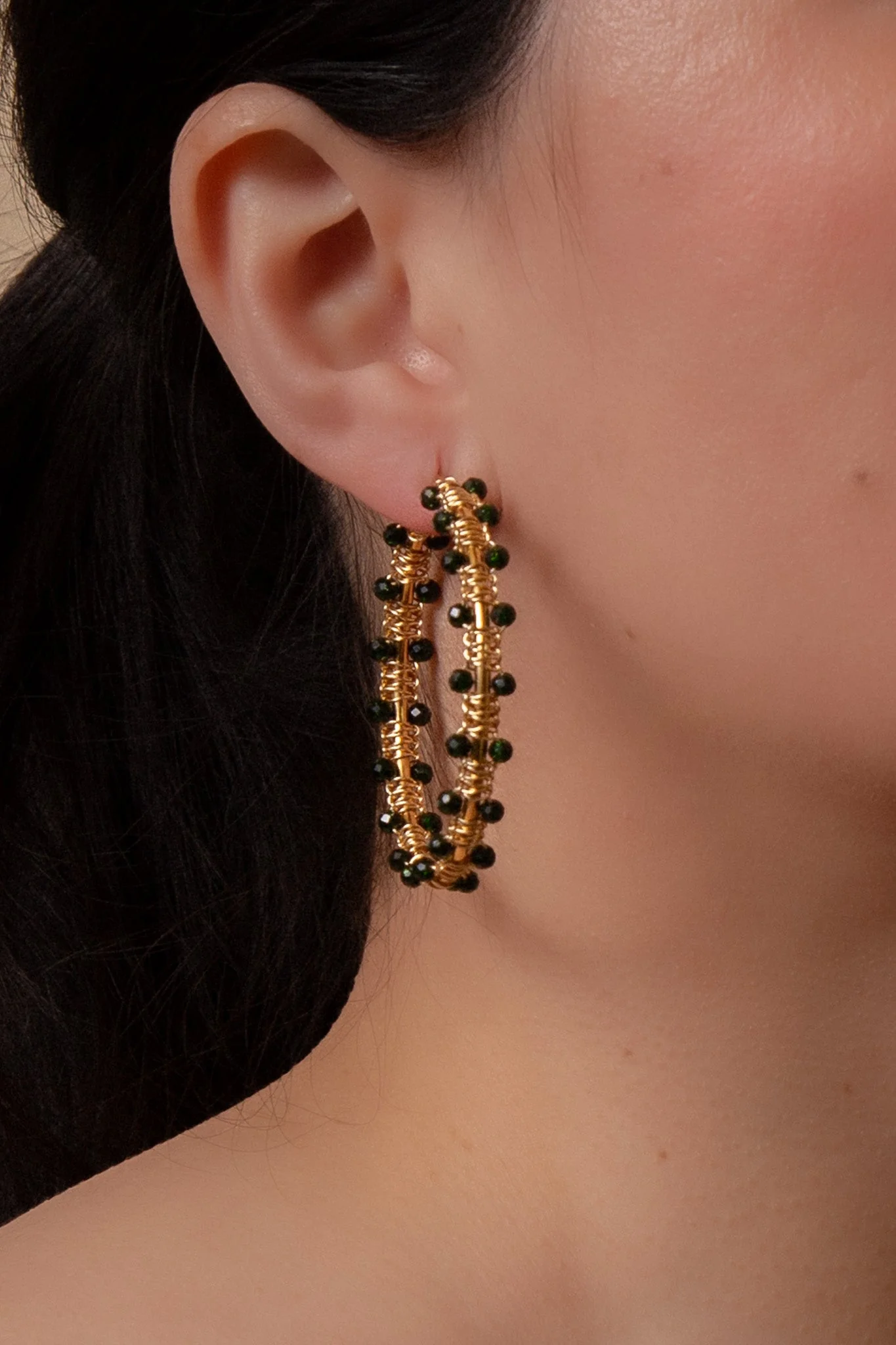 Selene Hoop Earrings - Image 2