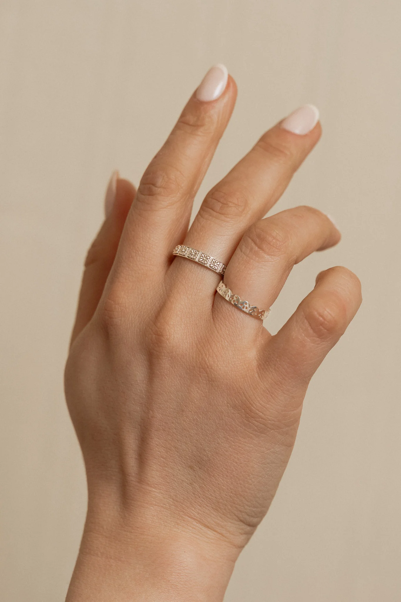 Sterling Silver Flores Talavera Eternity Band - Image 3