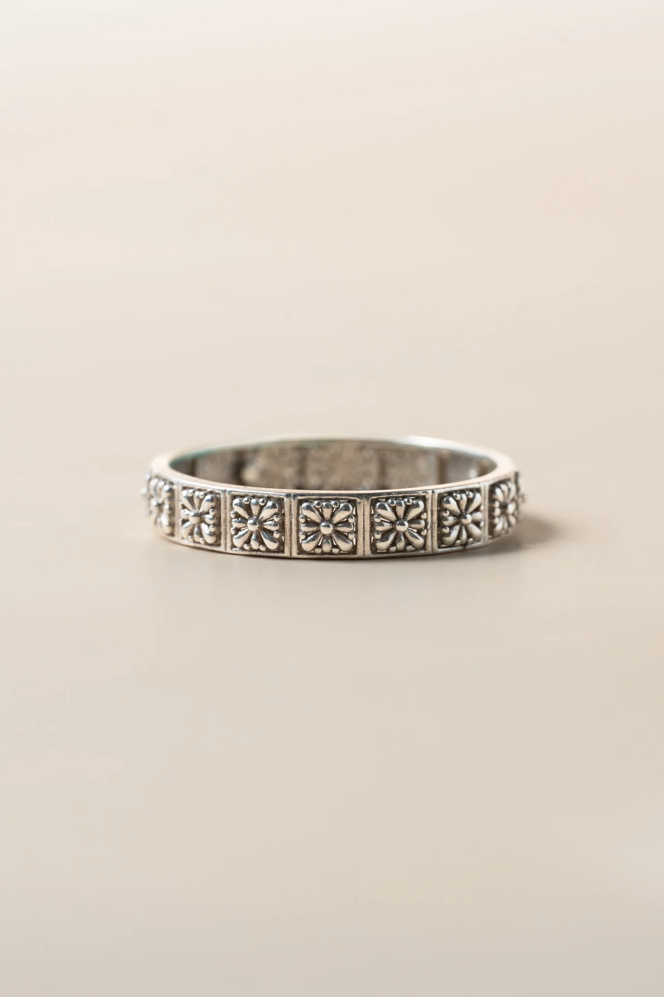 Sterling Silver Flores Talavera Eternity Band - Image 5