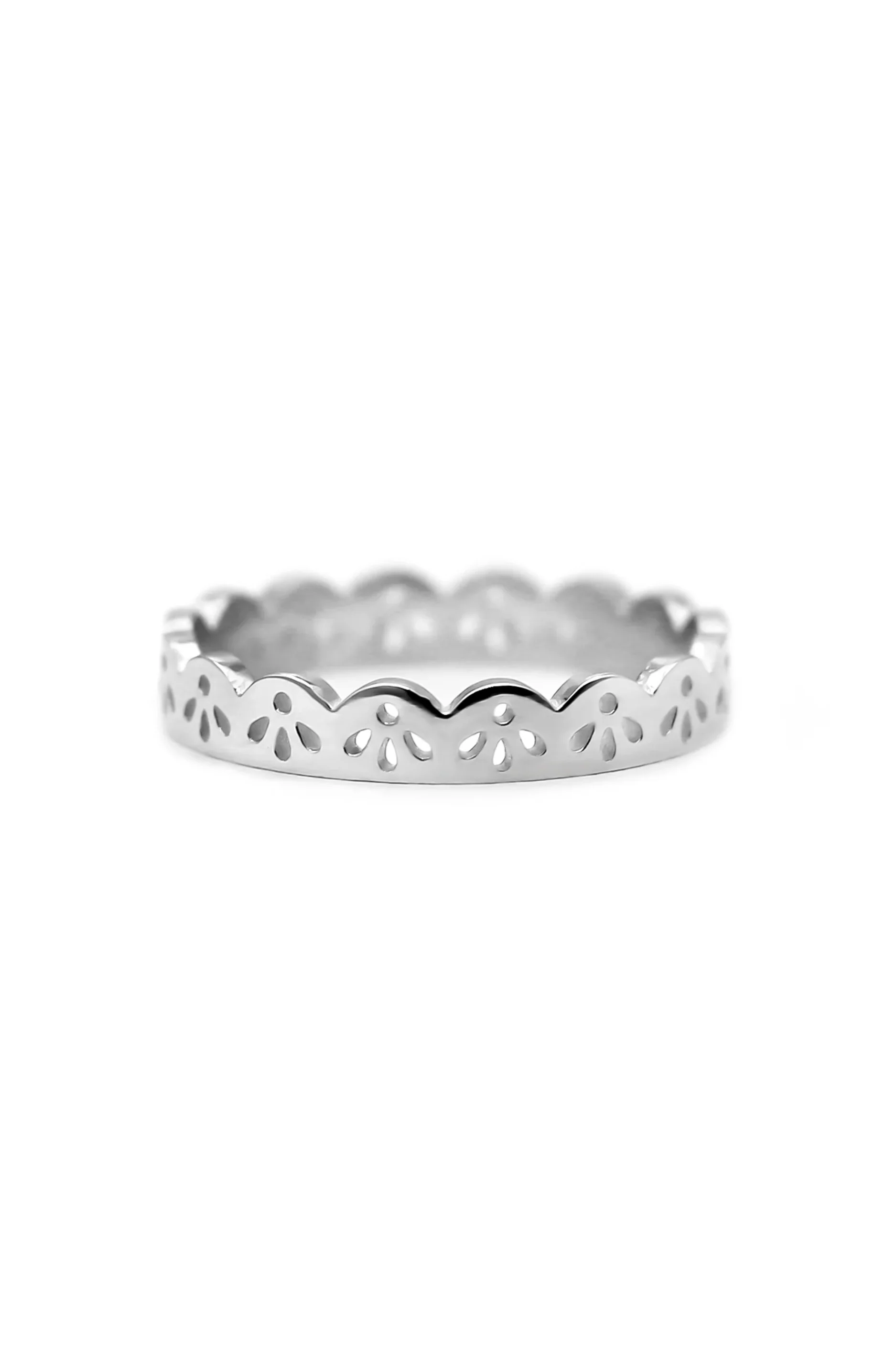 Sterling Silver Isabella Papel Picado Band