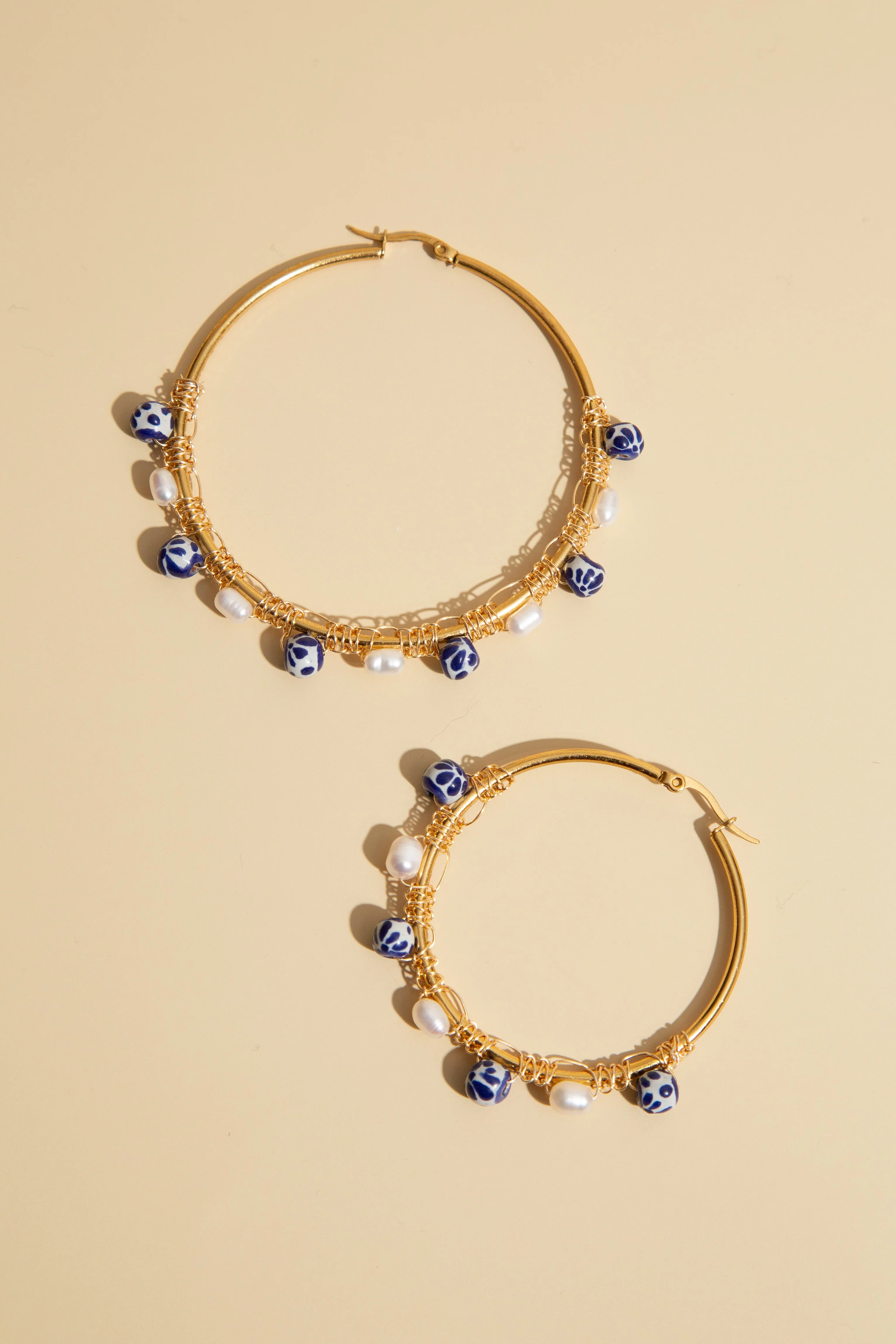 Talavera Hoop Earrings - Image 10