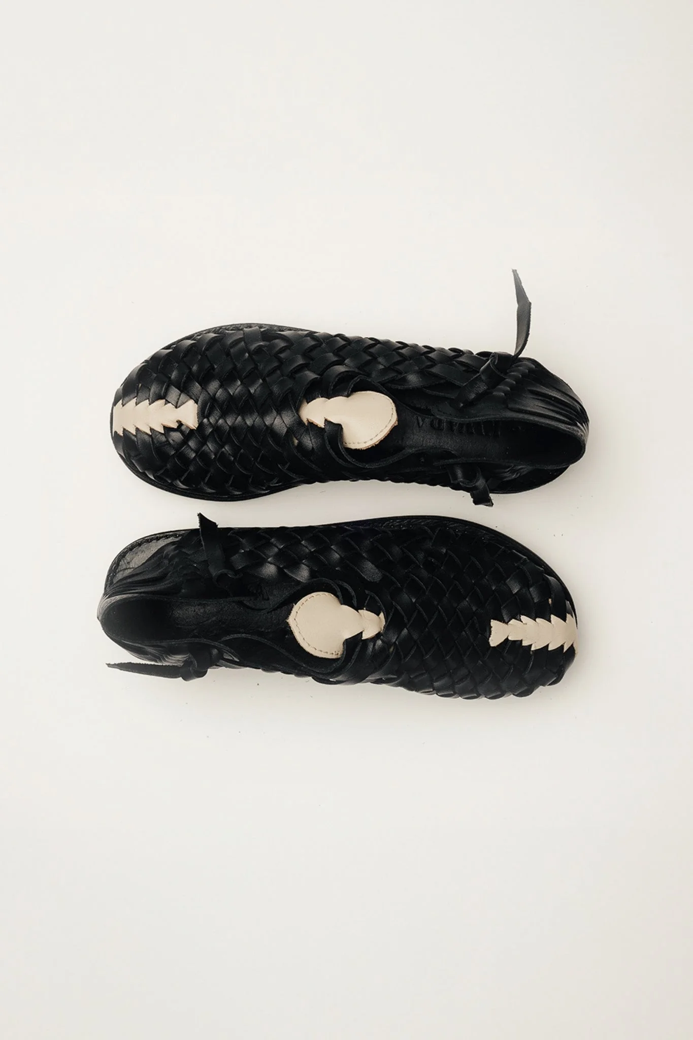 Tarasco Leather Huaraches - Black - Image 3