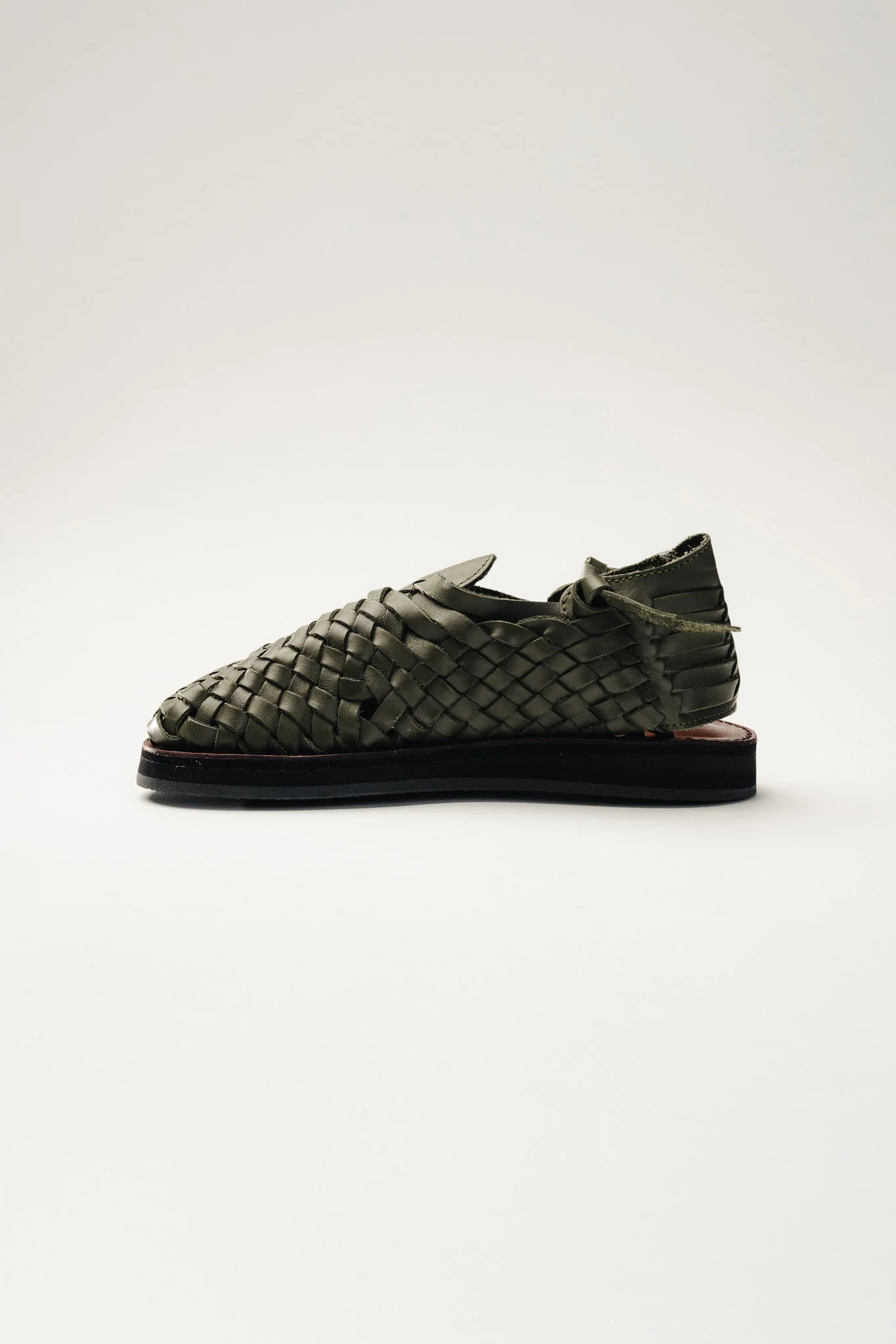 Tarasco Leather Huaraches - Green - Image 5