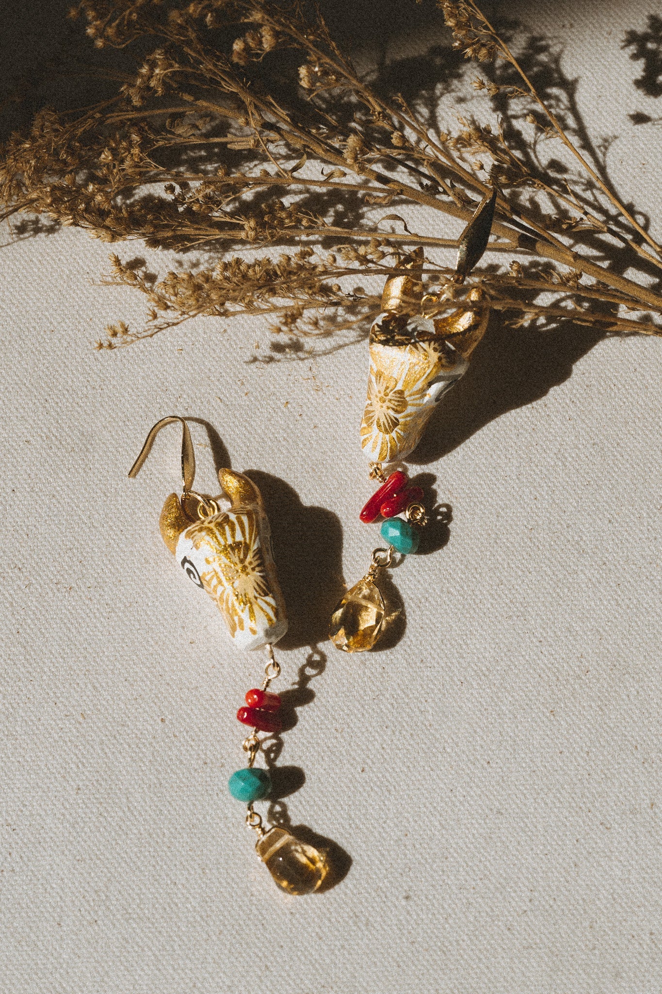 Toro Copal Earrings - White - Image 6
