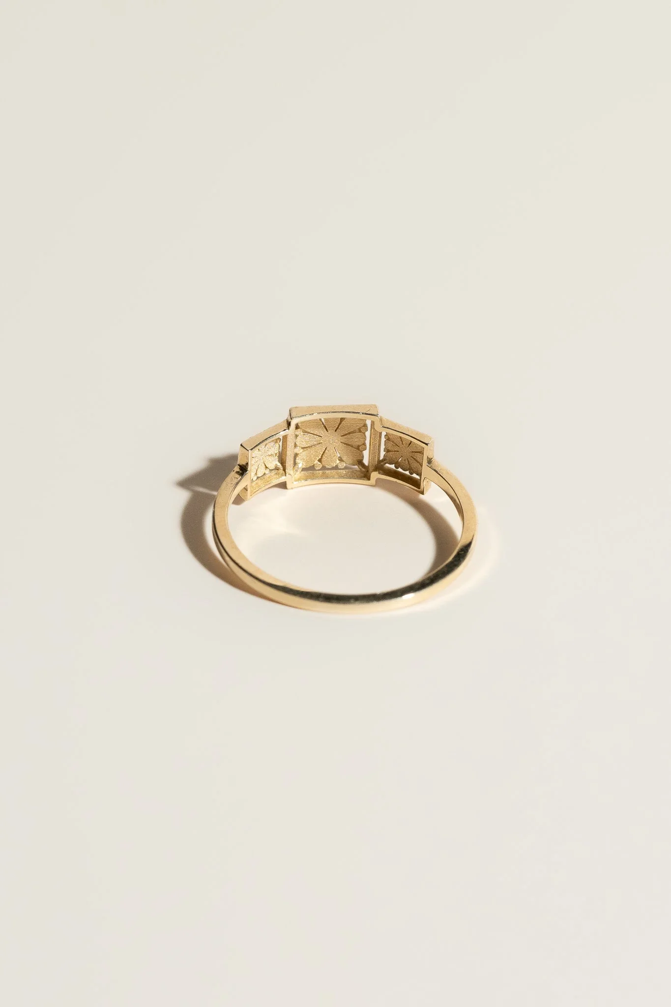14K Tres Flores Talavera Ring - Image 4