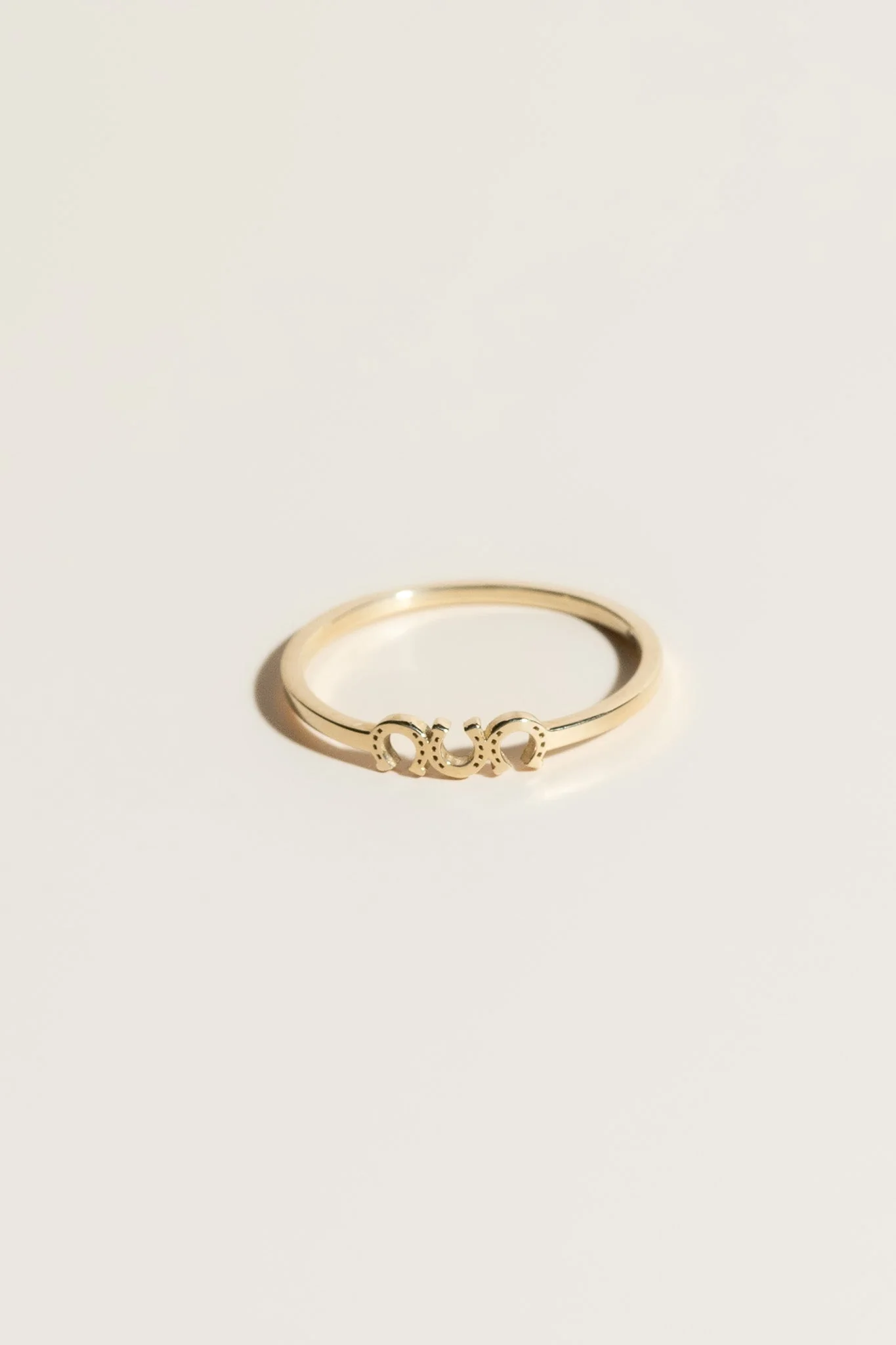14K Tres Herraduras Ring - Image 3