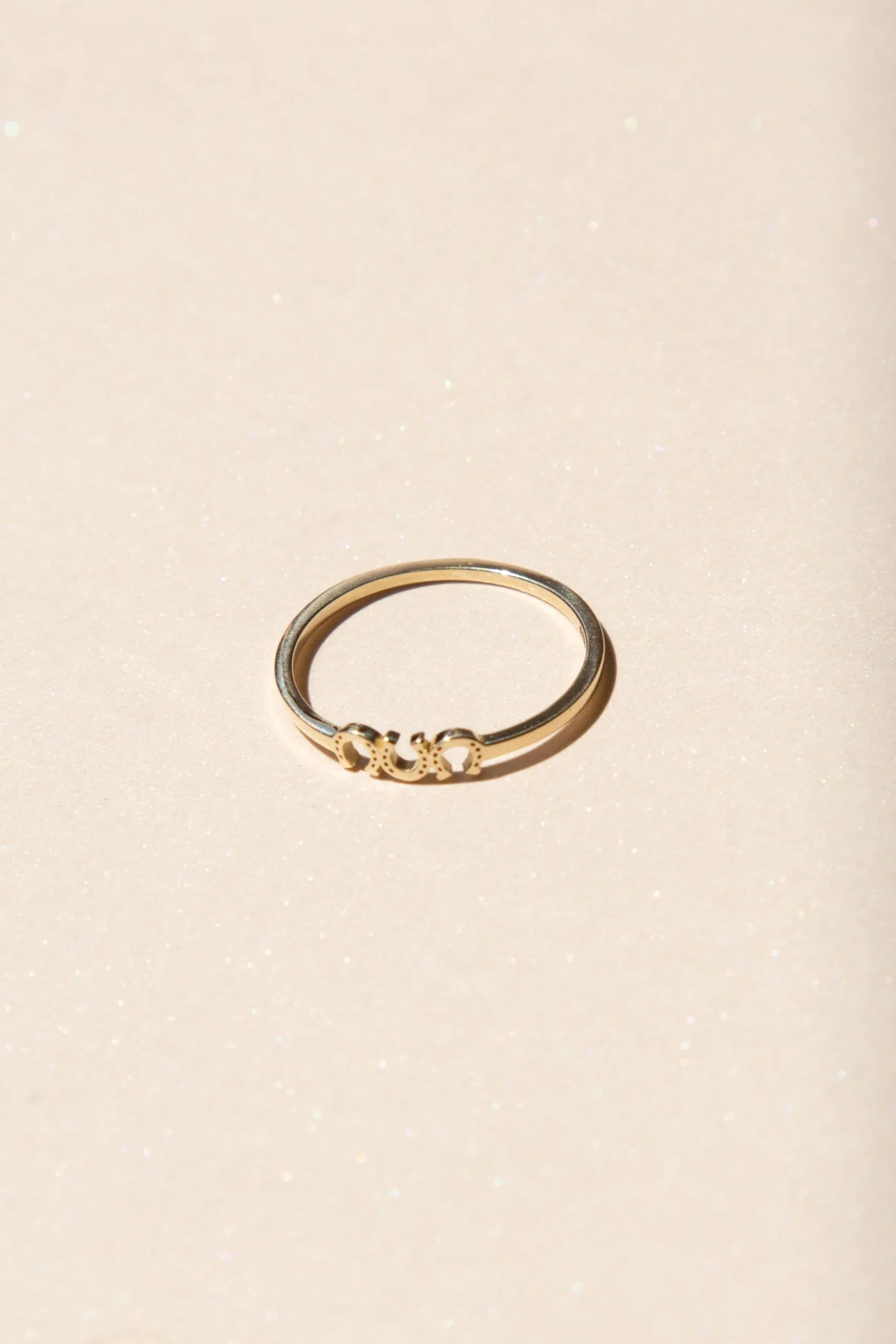 14K Tres Herraduras Ring - Image 5