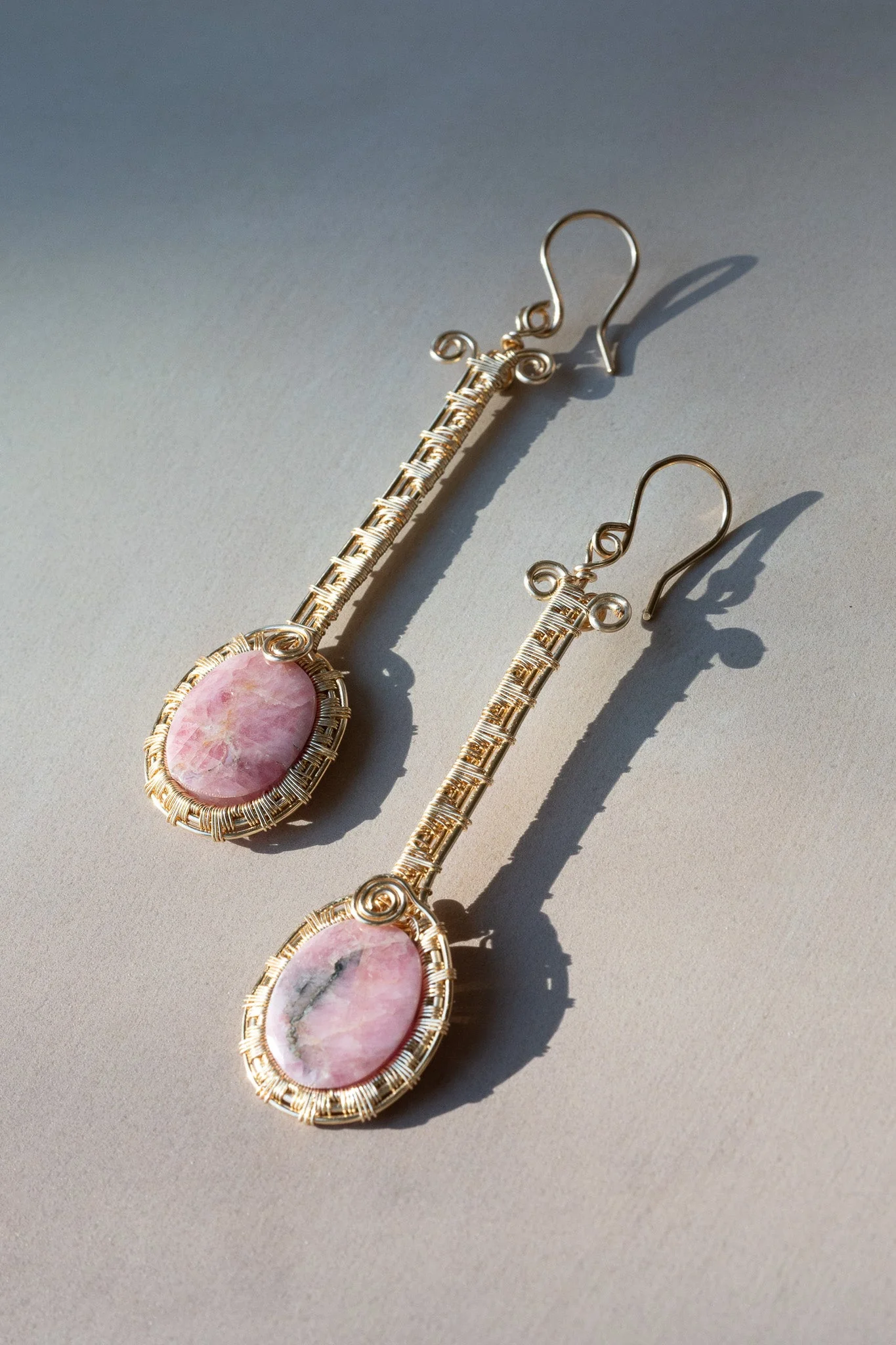 Rhodonite Valle Earrings